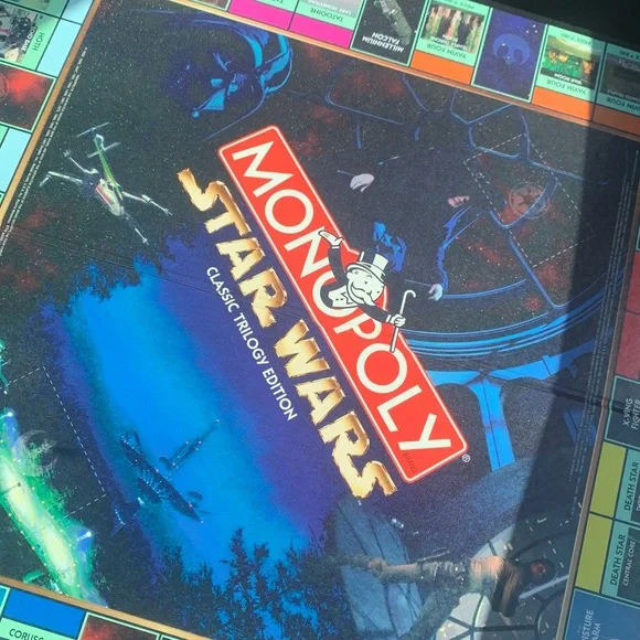 Monopoly Star Wars Classic Trilogy Edition Parker Bros. NEW Open Box - Picture 2 of 12
